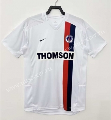 Retro Version 02-03 Paris SG Away White Thailand Soccer Jersey AAA-811