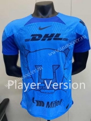 Player verison 2023-24 Club America Blue Thailand Soccer Jersey AAA-5698