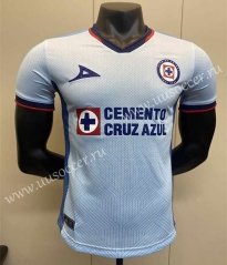 Player version2023-24 Cruz Azul Away Blue Thailand Soccer Jersey-5698