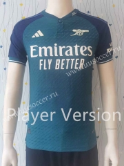 Player version 23-24   Arsenal  2nd Away Green Thailand Soccer Jersey AAA-807