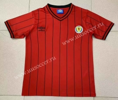 Retro Version 1982 Scotland Away Red Thailand Soccer Jersey AAA-2282