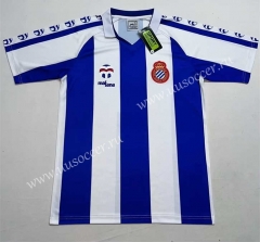 Retro Version RCD Espanyol Home Blue&White Thailand Soccer Jersey AAA-2282