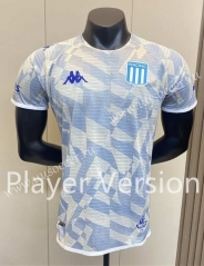 Player Version 2023-24 Racing Club de Avellaneda 2nd Away White Thailand Soccer Jersey AAA-5698