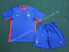 2024-2025 France Home Blue Soccer Uniform-6748