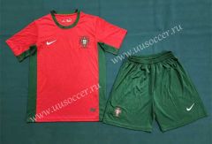 2024-2025 Portugal Home Red Soccer Uniform-6748