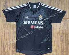 Retro Version 04-05 Real Madrid Away Black Thailand Soccer Jersey AAA-SL