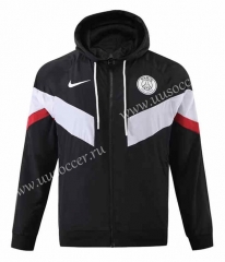 2023-24  Paris SG BlackTrench Coats With Hat -815