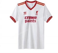 85-86 Retro Version Liverpool White Thailand Soccer Jersey AAA-811