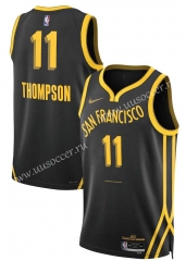 2023 City Edition Golden State Warriors Black #11 NBA Jersey-311