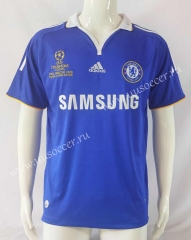 Retro Version 07-08 Chelsea UEFA Champions League Home Blue Thailand Soccer Jersey AAA-503