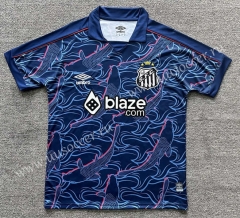 23-24 Santos FC 2nd Away Blue Thailand Soccer Jersey AAA-4927