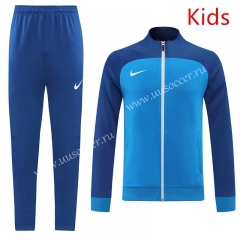 Nike Blue Thailand Kids/Youth Soccer Jacket Uniform-LH