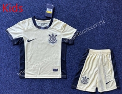23-24 Corinthians 2nd Away Yellow Kids/Youth Soccer Unifrom-GB