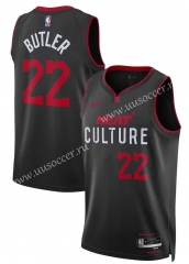 2024 City Edition Miami Heat Black&Grey #22 NBA Jersey-311