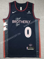 2024 City Edition Philadelphia 76ers Dark Blue #0 NBA Jersey