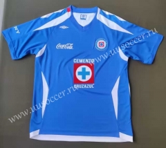 Retro Version 2005 Cruz Azul Blue Thailand Soccer Jersey AAA-912
