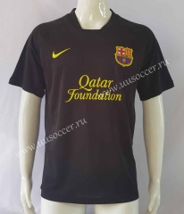 Retro Version11-12 Barcelona Away Black Thailand Soccer Jersey AAA-503