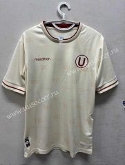 2024-2025 Universitario de Deportes Light Yellow Thailand Soccer Jersey AAA-7750