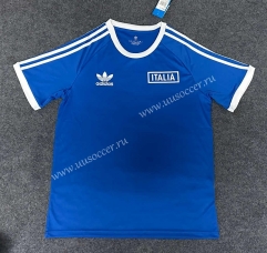 （s-4xl）Retro Version Italy Blue Thailand Soccer Jersey AAA-3066
