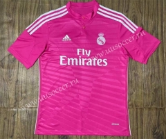 Retro Version 14-15 Real Madrid Away Pink Thailand Soccer Jersey AAA-SL
