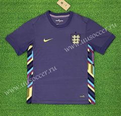 （s-4xl）2024-25 England Away Purple Thailand Soccer Jersey AAA-403