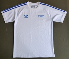 Retro Version 1985  Italy Away White Thailand Soccer Jersey AAA-912