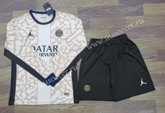2023-24 Paris SG White Soccer Uniform-709