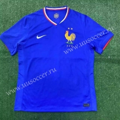 2024-2025 France Home Blue Thailand Soccer Jersey AAA-416