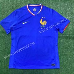 2024-2025 France Home Blue Thailand Soccer Jersey AAA-416