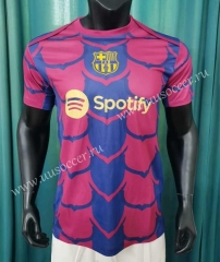 (s-4xl)2024-2025 Barcelona Special Version Red&Blue Thailand Soccer Jersey AAA-305