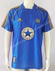 Retro Version 98-99 Newcastle United Away Blue Thailand Soccer Jersey AAA-503