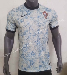 (s-4xl)2024-2025 Portugal Away White Thailand Soccer Jersey AAA-416