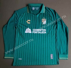 (S-3XL) 2023-2024 Club León Special Version Green LS Thailand Soccer Jersey AAA-912
