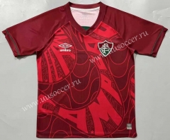 (S-4XL) Fluminense de Feira Jointly-designed Red Thailand Soccer Jersey AAA-908