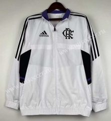 (S-3XL) 2024-2025 Flamengo White Trench Coats -0255