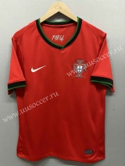 (s-4xl)2024-2025 Portugal Home Red Thailand Soccer Jersey AAA-422