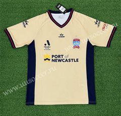 （s-4xl）2023-24 Newcastle United Jets Home Yellow Thailand Soccer Jersey AAA-403