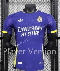 Player Version 2024-2025 Real Madrid Blue Thailand Soccer Jersey AAA-888