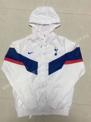 (S-3XL) 2024-2025 Tottenham Hotspur White Trench Coat -0255