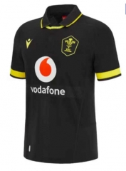 2024 Wales Away Black Rugby Shirt