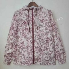 (S-3XL) 2024-2025 Mexico Red&White Trench Coat With Hat-0255