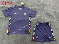 2024-2025 England Purple Kids/Youth Soccer Uniform-1506