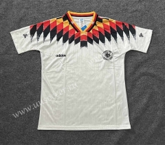 Retro Version 1996 Germany Home White Soccer Jersey AAA-3066