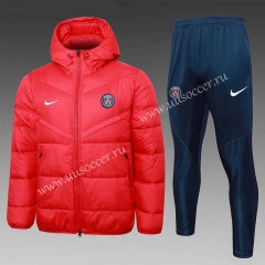 2023-2024 Paris Saint-Germain Red Cotton Suit With Hat-815