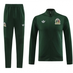 2024-2025 Mexico Dark Green Thailand Soccer Jacket Unifrom-LH
