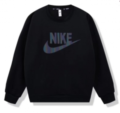 (M-3XL)Nike Black Thailand Soccer Tracksuit（Cai Logo）-DD3