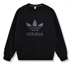 (M-3XL)Addi Black Thailand Soccer Tracksuit(Cai Logo) -DD3