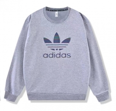 (M-3XL)Addi Gray Thailand Soccer Tracksuit-DD3