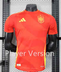 Player version 2024-25 Spain Home Red Thailand Soccer Jersey AAA-888