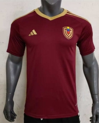 2024-25 Venezuela Home Red Thailand Soccer Jersey AAA-416